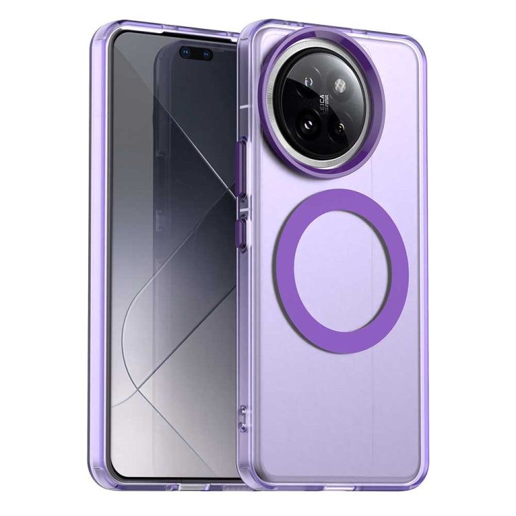 Candy Magsafe PC Hybrid TPU Phone Case, For Xiaomi 14T Pro, For Xiaomi 14T, For Xiaomi Poco M6 4G, For Xiaomi Poco M6 Plus, For Xiaomi 14 Civi, For Xiaomi Poco F6 5G