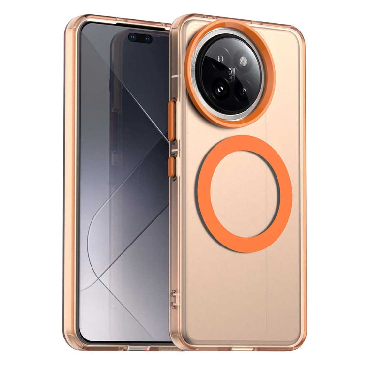 Candy Magsafe PC Hybrid TPU Phone Case, For Xiaomi Poco F6 Pro, For Xiaomi Civi 4 Pro, For Xiaomi Poco C61, For Xiaomi Poco M6 Pro 4G, For Xiaomi Poco X6 Neo 5G, For Xiaomi Poco M6 5G