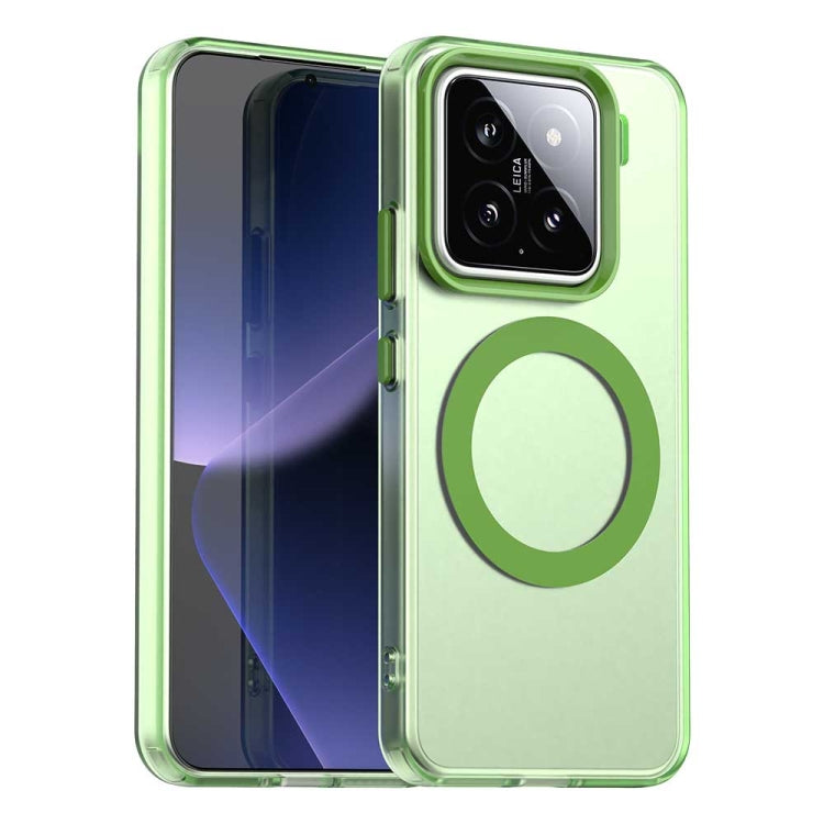 Candy Magsafe PC Hybrid TPU Phone Case, For Xiaomi 15T 5G, For Xiaomi Poco F7, For Xiaomi 15 Ultra, For Xiaomi Poco X7 Pro, For Xiaomi 15 Pro, For Xiaomi 15