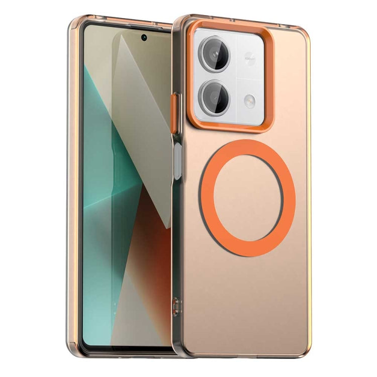 Candy Magsafe PC Hybrid TPU Phone Case, For Xiaomi Poco F6 Pro, For Xiaomi Civi 4 Pro, For Xiaomi Poco C61, For Xiaomi Poco M6 Pro 4G, For Xiaomi Poco X6 Neo 5G, For Xiaomi Poco M6 5G