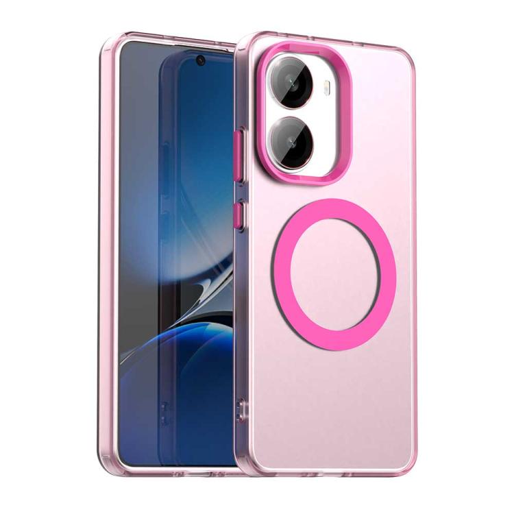 Candy Magsafe PC Hybrid TPU Phone Case, For Xiaomi 15T 5G, For Xiaomi Poco F7, For Xiaomi 15 Ultra, For Xiaomi Poco X7 Pro, For Xiaomi 15 Pro, For Xiaomi 15