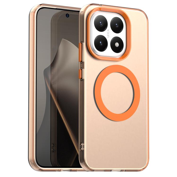 Candy Magsafe PC Hybrid TPU Phone Case, For Xiaomi 15T 5G, For Xiaomi Poco F7, For Xiaomi 15 Ultra, For Xiaomi Poco X7 Pro, For Xiaomi 15 Pro, For Xiaomi 15