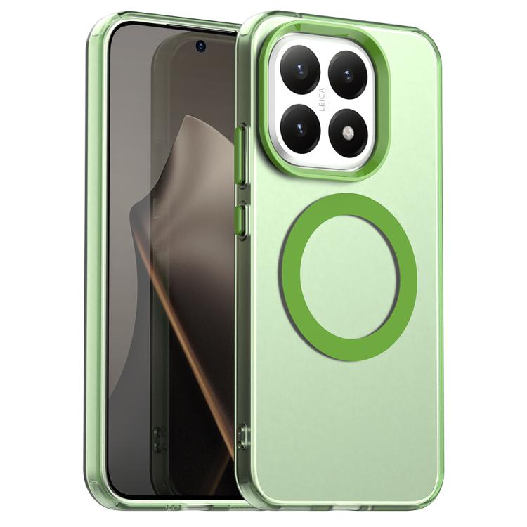 Candy Magsafe PC Hybrid TPU Phone Case, For Xiaomi 17 Pro Max, For Xiaomi 17 Pro, For Xiaomi 17, For Xiaomi 15T Pro 5G, For Xiaomi 15T 5G, For Xiaomi Poco F7