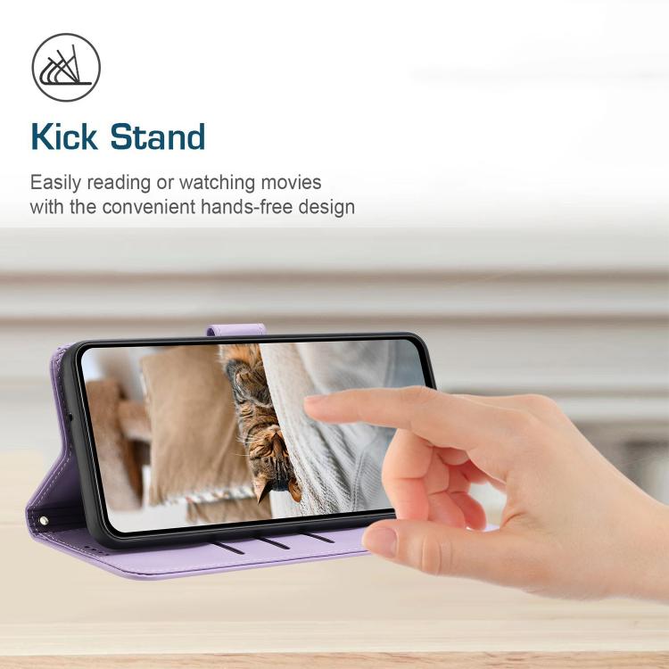 Embossed Kitten Phone Leather Case with Lanyard, For Xiaomi Poco C95 Pro, For Xiaomi 17T Pro 5G, For Xiaomi 17T 5G, For Xiaomi 17 Ultra, For Xiaomi 17 Pro Max, For Xiaomi 17 Pro, For Xiaomi 17, For Xiaomi Poco M7 4G 169mm