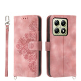 Skin Feel Flowers Embossed Wallet Leather Phone Case, For Xiaomi 15, For Xiaomi 14T Pro, For Xiaomi 14T