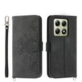 Skin Feel Flowers Embossed Wallet Leather Phone Case, For Xiaomi 15, For Xiaomi 14T Pro, For Xiaomi 14T