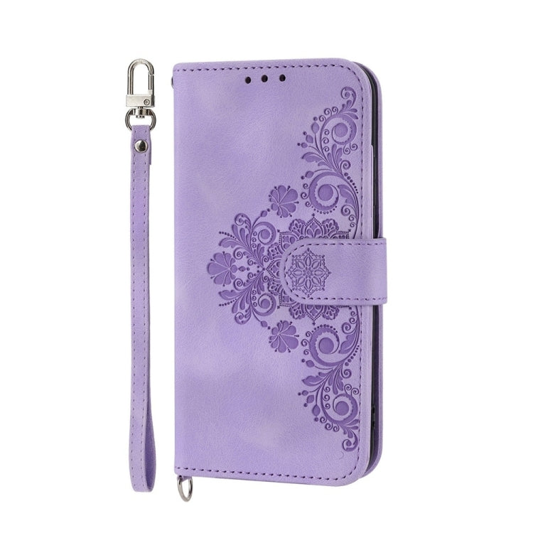 Skin Feel Flowers Embossed Wallet Leather Phone Case, For Xiaomi 15, For Xiaomi 14T Pro, For Xiaomi 14T