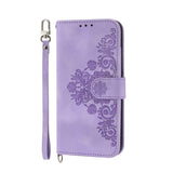 Skin Feel Flowers Embossed Wallet Leather Phone Case, For Xiaomi 15, For Xiaomi 14T Pro, For Xiaomi 14T