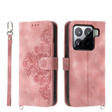 Skin Feel Flowers Embossed Wallet Leather Phone Case, For Xiaomi 17 Pro Max, For Xiaomi 17 Pro, For Xiaomi 17, For Xiaomi Poco M7 4G 171mm, For Xiaomi 15T Pro 5G, For Xiaomi 15T 5G, For Xiaomi 15 Ultra, For Xiaomi Poco X7 Pro / Redmi Turbo 4           ...
