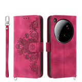 Skin Feel Flowers Embossed Wallet Leather Phone Case, For Xiaomi 17 Pro Max, For Xiaomi 17 Pro, For Xiaomi 17, For Xiaomi Poco M7 4G 171mm, For Xiaomi 15T Pro 5G, For Xiaomi 15T 5G, For Xiaomi 15 Ultra, For Xiaomi Poco X7 Pro / Redmi Turbo 4           ...