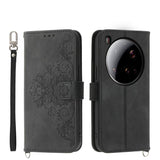 Skin Feel Flowers Embossed Wallet Leather Phone Case, For Xiaomi 17 Pro Max, For Xiaomi 17 Pro, For Xiaomi 17, For Xiaomi Poco M7 4G 171mm, For Xiaomi 15T Pro 5G, For Xiaomi 15T 5G, For Xiaomi 15 Ultra, For Xiaomi Poco X7 Pro / Redmi Turbo 4           ...
