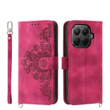 Skin Feel Flowers Embossed Wallet Leather Phone Case, For Xiaomi Poco C95 Pro, For Xiaomi 17 Max 5G, For Xiaomi 17T Pro 5G, For Xiaomi 17T 5G, For Xiaomi 17 Pro Max, For Xiaomi 17 Pro, For Xiaomi 17, For Xiaomi Poco M7 4G 171mm, For Xiaomi 15T Pro 5G