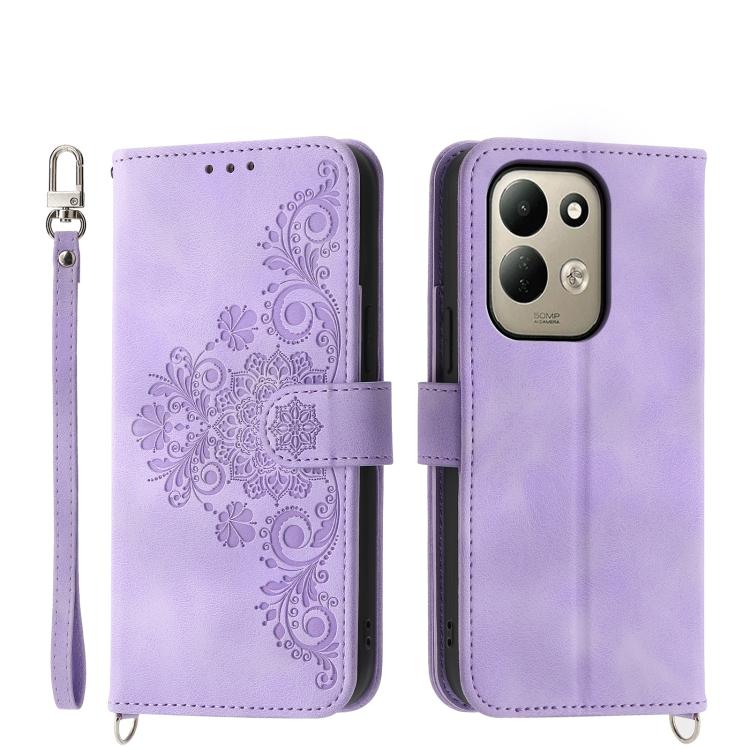 Skin Feel Flowers Embossed Wallet Leather Phone Case, For Xiaomi Poco C95 Pro, For Xiaomi 17 Max 5G, For Xiaomi 17T Pro 5G, For Xiaomi 17T 5G, For Xiaomi 17 Pro Max, For Xiaomi 17 Pro, For Xiaomi 17, For Xiaomi Poco M7 4G 171mm, For Xiaomi 15T Pro 5G