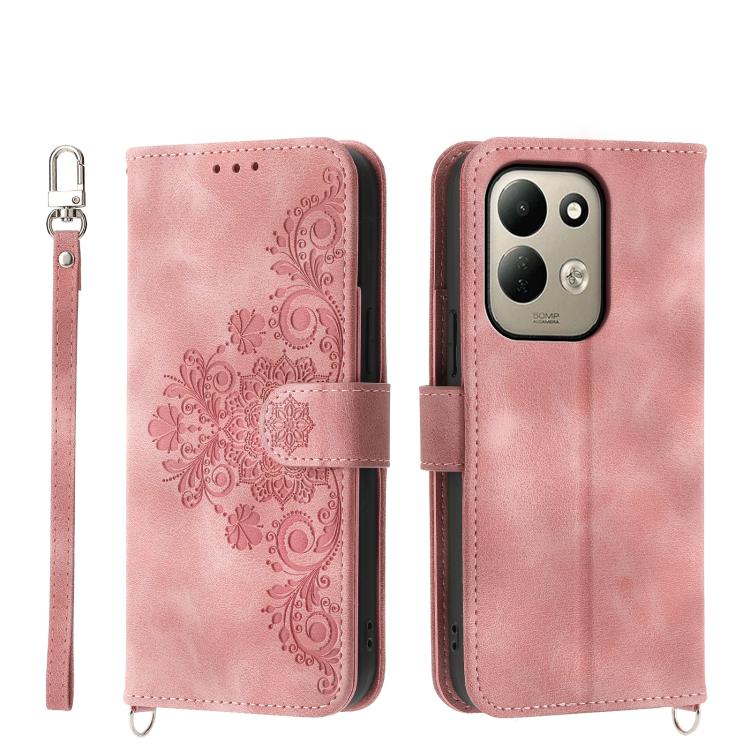 Skin Feel Flowers Embossed Wallet Leather Phone Case, For Xiaomi Poco C95 Pro, For Xiaomi 17 Max 5G, For Xiaomi 17T Pro 5G, For Xiaomi 17T 5G, For Xiaomi 17 Pro Max, For Xiaomi 17 Pro, For Xiaomi 17, For Xiaomi Poco M7 4G 171mm, For Xiaomi 15T Pro 5G