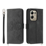 Skin Feel Flowers Embossed Wallet Leather Phone Case, For Xiaomi Poco C95 Pro, For Xiaomi 17 Max 5G, For Xiaomi 17T Pro 5G, For Xiaomi 17T 5G, For Xiaomi 17 Pro Max, For Xiaomi 17 Pro, For Xiaomi 17, For Xiaomi Poco M7 4G 171mm, For Xiaomi 15T Pro 5G