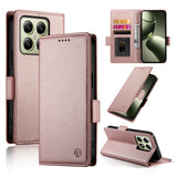 Side Buckle Magnetic Frosted Leather Phone Case, For Xiaomi 15, For Xiaomi 14T Pro, For Xiaomi 14T