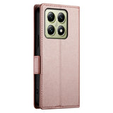 Side Buckle Magnetic Frosted Leather Phone Case, For Xiaomi 14T