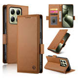 Side Buckle Magnetic Frosted Leather Phone Case, For Xiaomi 15, For Xiaomi 14T Pro, For Xiaomi 14T