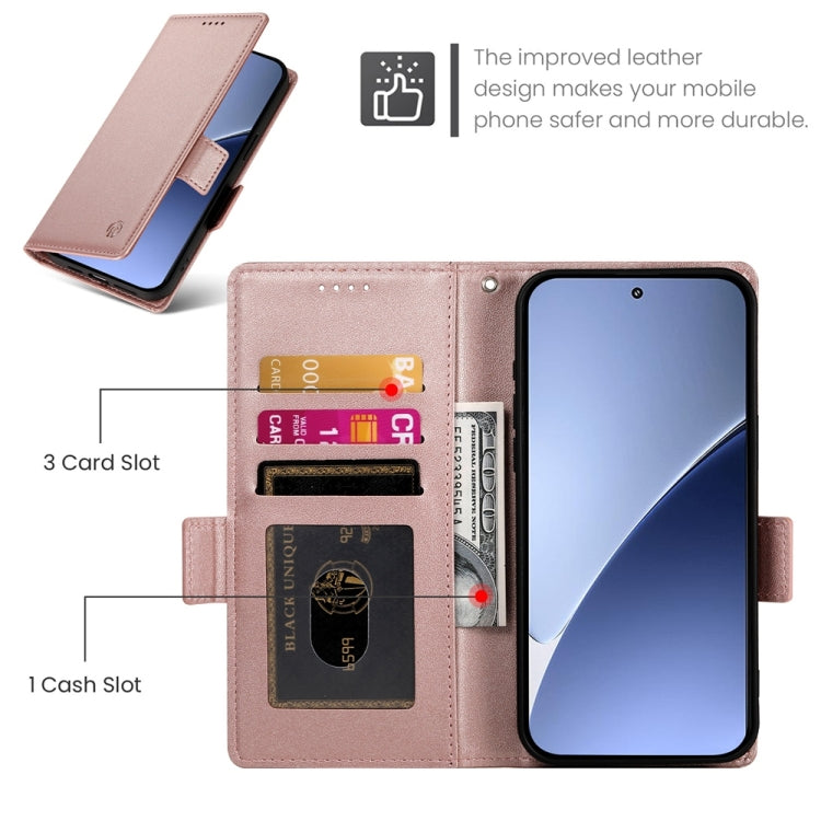 Side Buckle Magnetic Frosted Leather Phone Case, For Xiaomi 15, For Xiaomi 14T Pro, For Xiaomi 14T