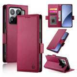Side Buckle Magnetic Frosted Leather Phone Case, For Xiaomi 15, For Xiaomi 14T Pro, For Xiaomi 14T