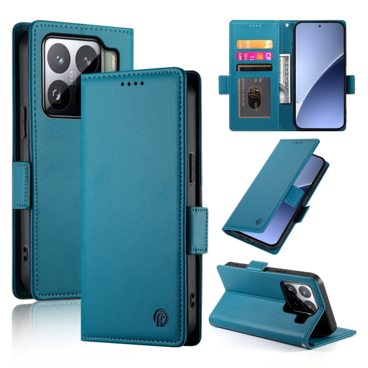 Side Buckle Magnetic Frosted Leather Phone Case, For Xiaomi Poco M7 4G 171mm, For Xiaomi 15T Pro 5G, For Xiaomi 15T 5G, For Xiaomi 15 Ultra, For Xiaomi Poco X7 Pro / Redmi Turbo 4, For Xiaomi 15 Pro
