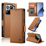 Side Buckle Magnetic Frosted Leather Phone Case, For Xiaomi Poco M7 4G 171mm, For Xiaomi 15T Pro 5G, For Xiaomi 15T 5G, For Xiaomi 15 Ultra, For Xiaomi Poco X7 Pro / Redmi Turbo 4, For Xiaomi 15 Pro