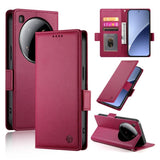 Side Buckle Magnetic Frosted Leather Phone Case, For Xiaomi Poco M7 4G 171mm, For Xiaomi 15T Pro 5G, For Xiaomi 15T 5G, For Xiaomi 15 Ultra, For Xiaomi Poco X7 Pro / Redmi Turbo 4, For Xiaomi 15 Pro