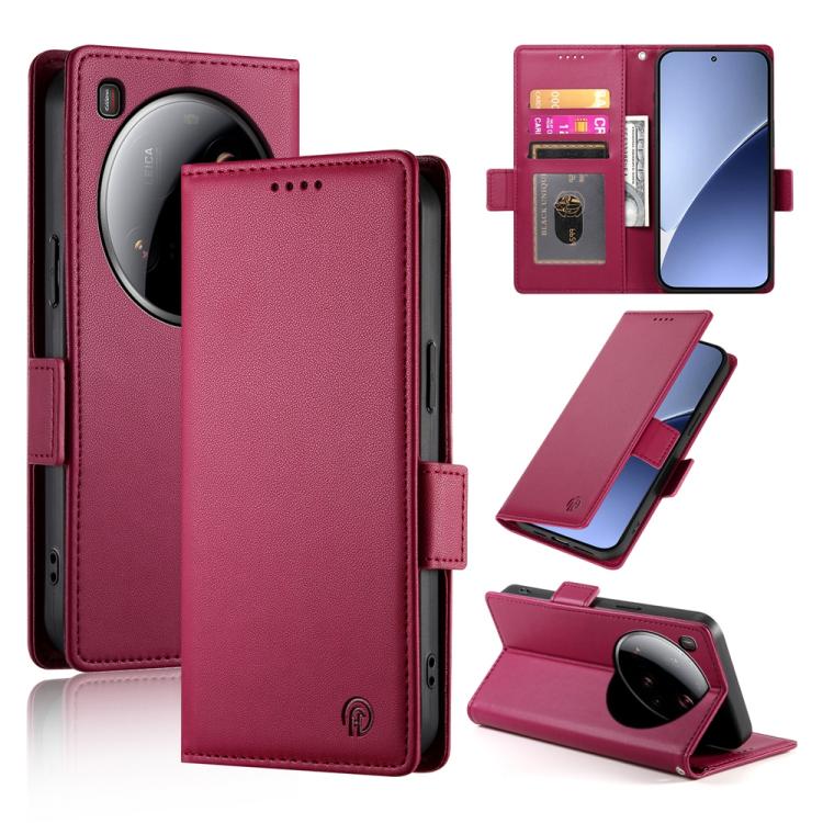 Side Buckle Magnetic Frosted Leather Phone Case, For Xiaomi Poco M7 4G 171mm, For Xiaomi 15T Pro 5G, For Xiaomi 15T 5G, For Xiaomi 15 Ultra, For Xiaomi Poco X7 Pro / Redmi Turbo 4, For Xiaomi 15 Pro