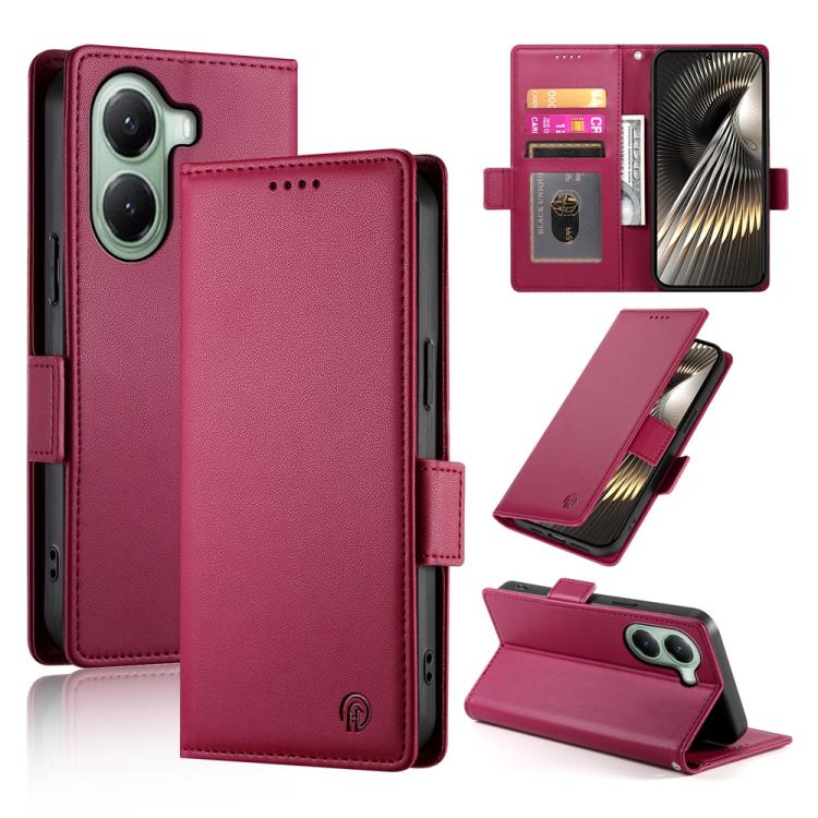 Side Buckle Magnetic Frosted Leather Phone Case, For Xiaomi Poco M7 4G 171mm, For Xiaomi 15T Pro 5G, For Xiaomi 15T 5G, For Xiaomi 15 Ultra, For Xiaomi Poco X7 Pro / Redmi Turbo 4, For Xiaomi 15 Pro