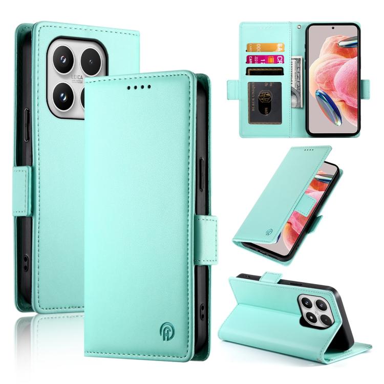 Side Buckle Magnetic Frosted Leather Phone Case, For Xiaomi Poco X8 Pro 5G / Redmi Turbo 5 5G, For Xiaomi 17 Ultra, For Xiaomi 17 Pro Max, For Xiaomi 17 Pro, For Xiaomi 17, For Xiaomi Poco M7 4G 169mm