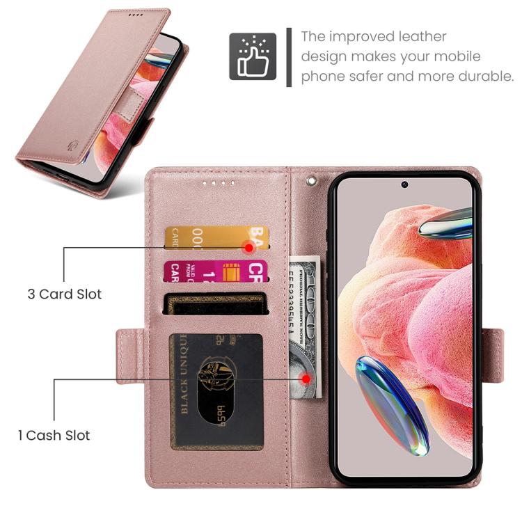 Side Buckle Magnetic Frosted Leather Phone Case, For Xiaomi 17 Pro Max, For Xiaomi 17 Pro, For Xiaomi 17, For Xiaomi Poco M7 4G 169mm, For Xiaomi Poco M7 4G 171mm, For Xiaomi 15T Pro 5G
