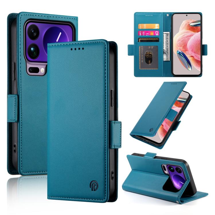 Side Buckle Magnetic Frosted Leather Phone Case, For Xiaomi 17 Pro Max, For Xiaomi 17 Pro, For Xiaomi 17, For Xiaomi Poco M7 4G 169mm, For Xiaomi Poco M7 4G 171mm, For Xiaomi 15T Pro 5G