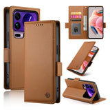 Side Buckle Magnetic Frosted Leather Phone Case, For Xiaomi 17 Pro Max, For Xiaomi 17 Pro, For Xiaomi 17, For Xiaomi Poco M7 4G 169mm, For Xiaomi Poco M7 4G 171mm, For Xiaomi 15T Pro 5G