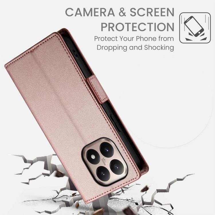 Side Buckle Magnetic Frosted Leather Phone Case, For Xiaomi 15T 5G, For Xiaomi 15 Ultra, For Xiaomi Poco X7 Pro / Redmi Turbo 4, For Xiaomi 15 Pro, For Xiaomi 15, For Xiaomi 14T Pro