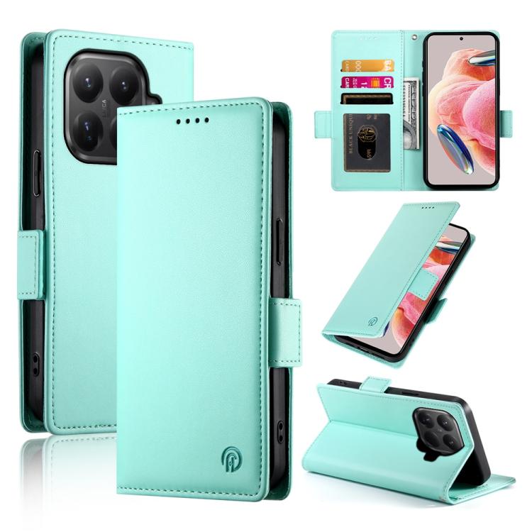 Side Buckle Magnetic Frosted Leather Phone Case, For Xiaomi Poco M7 4G 171mm, For Xiaomi 15T Pro 5G, For Xiaomi 15T 5G, For Xiaomi 15 Ultra, For Xiaomi Poco X7 Pro / Redmi Turbo 4, For Xiaomi 15 Pro