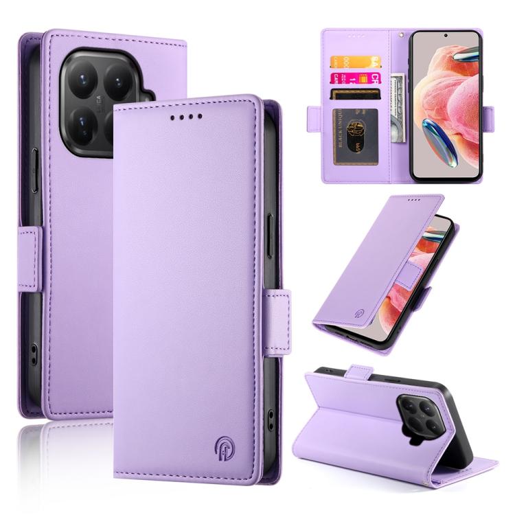 Side Buckle Magnetic Frosted Leather Phone Case, For Xiaomi Poco M7 4G 171mm, For Xiaomi 15T Pro 5G, For Xiaomi 15T 5G, For Xiaomi 15 Ultra, For Xiaomi Poco X7 Pro / Redmi Turbo 4, For Xiaomi 15 Pro