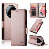 Side Buckle Magnetic Frosted Leather Phone Case, For Xiaomi Poco X8 Pro 5G / Redmi Turbo 5 5G, For Xiaomi 17 Ultra, For Xiaomi 17 Pro Max, For Xiaomi 17 Pro, For Xiaomi 17, For Xiaomi Poco M7 4G 169mm