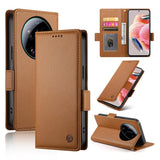 Side Buckle Magnetic Frosted Leather Phone Case, For Xiaomi Poco X8 Pro 5G / Redmi Turbo 5 5G, For Xiaomi 17 Ultra, For Xiaomi 17 Pro Max, For Xiaomi 17 Pro, For Xiaomi 17, For Xiaomi Poco M7 4G 169mm