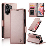 Side Buckle Magnetic Frosted Leather Phone Case, For Xiaomi Poco X8 Pro 5G / Redmi Turbo 5 5G, For Xiaomi 17 Ultra, For Xiaomi 17 Pro Max, For Xiaomi 17 Pro, For Xiaomi 17, For Xiaomi Poco M7 4G 169mm