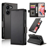 Side Buckle Magnetic Frosted Leather Phone Case, For Xiaomi Poco X8 Pro 5G / Redmi Turbo 5 5G, For Xiaomi 17 Ultra, For Xiaomi 17 Pro Max, For Xiaomi 17 Pro, For Xiaomi 17, For Xiaomi Poco M7 4G 169mm