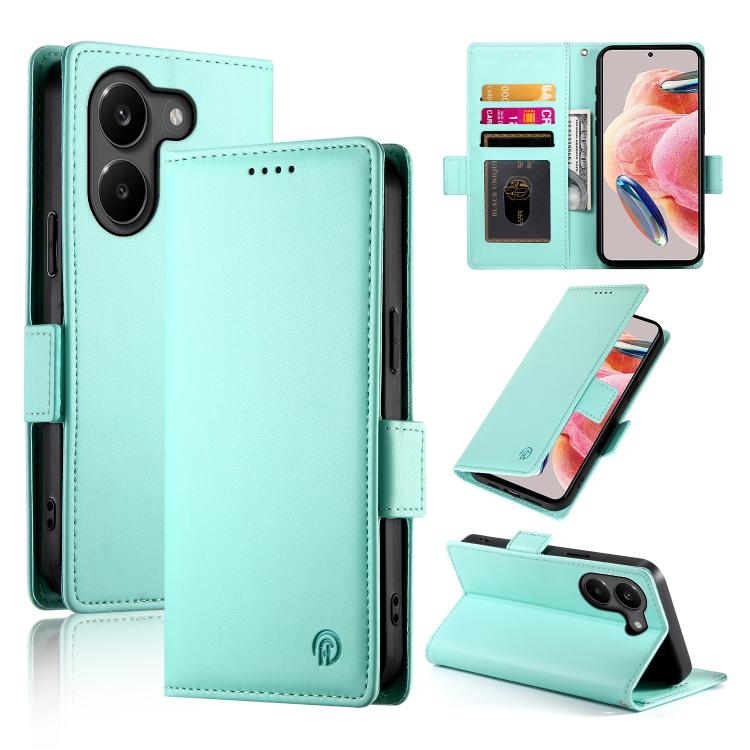 Side Buckle Magnetic Frosted Leather Phone Case, For Xiaomi Poco X8 Pro 5G / Redmi Turbo 5 5G, For Xiaomi 17 Ultra, For Xiaomi 17 Pro Max, For Xiaomi 17 Pro, For Xiaomi 17, For Xiaomi Poco M7 4G 169mm
