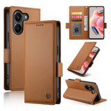 Side Buckle Magnetic Frosted Leather Phone Case, For Xiaomi Poco X8 Pro 5G / Redmi Turbo 5 5G, For Xiaomi 17 Ultra, For Xiaomi 17 Pro Max, For Xiaomi 17 Pro, For Xiaomi 17, For Xiaomi Poco M7 4G 169mm