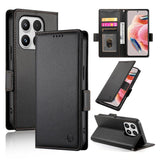 Side Buckle Magnetic Frosted Leather Phone Case, For Xiaomi Poco C95 Pro, For Xiaomi 17 Max 5G, For Xiaomi 17T Pro 5G, For Xiaomi 17T 5G, For Xiaomi Poco X8 Pro 5G / Redmi Turbo 5 5G, For Xiaomi 17 Ultra