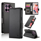 Side Buckle Magnetic Frosted Leather Phone Case, For Xiaomi Poco C95 Pro, For Xiaomi 17 Max 5G, For Xiaomi 17T Pro 5G, For Xiaomi 17T 5G, For Xiaomi Poco X8 Pro 5G / Redmi Turbo 5 5G, For Xiaomi 17 Ultra