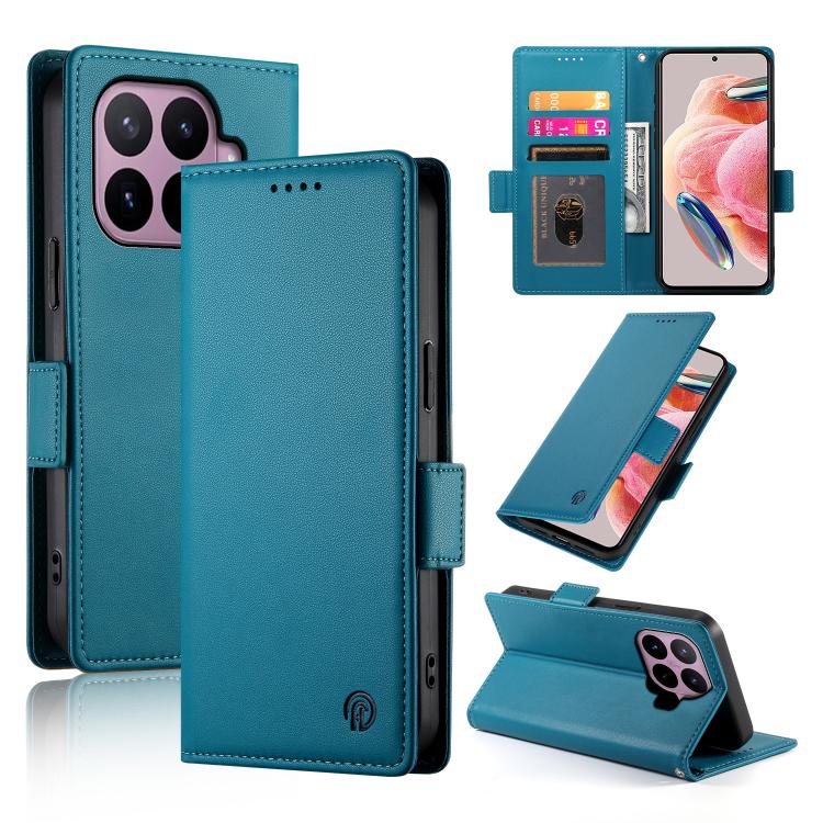 Side Buckle Magnetic Frosted Leather Phone Case, For Xiaomi Poco C95 Pro, For Xiaomi 17 Max 5G, For Xiaomi 17T Pro 5G, For Xiaomi 17T 5G, For Xiaomi Poco X8 Pro 5G / Redmi Turbo 5 5G, For Xiaomi 17 Ultra
