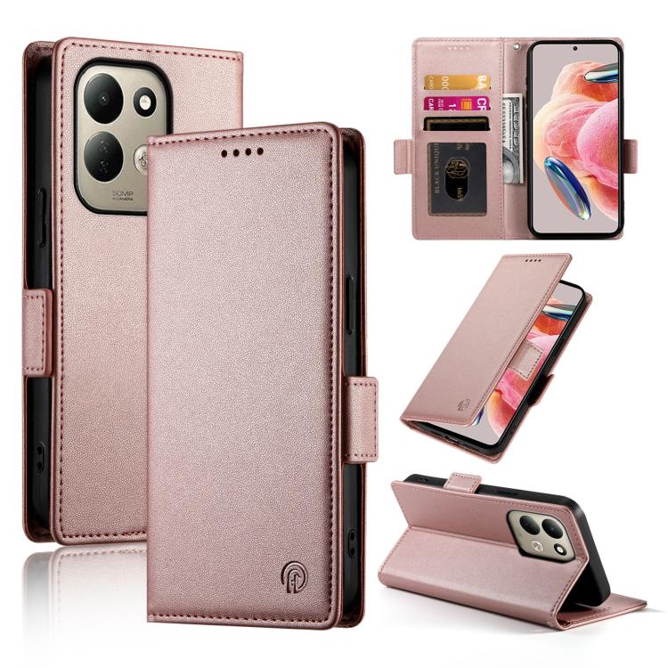 Side Buckle Magnetic Frosted Leather Phone Case, For Xiaomi Poco C95 Pro, For Xiaomi 17 Max 5G, For Xiaomi 17T Pro 5G, For Xiaomi 17T 5G, For Xiaomi Poco X8 Pro 5G / Redmi Turbo 5 5G, For Xiaomi 17 Ultra