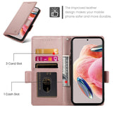Side Buckle Magnetic Frosted Leather Phone Case, For Xiaomi Poco C95 Pro, For Xiaomi 17 Max 5G, For Xiaomi 17T Pro 5G, For Xiaomi 17T 5G, For Xiaomi Poco X8 Pro 5G / Redmi Turbo 5 5G, For Xiaomi 17 Ultra