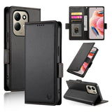 Side Buckle Magnetic Frosted Leather Phone Case, For Xiaomi Poco C95 Pro, For Xiaomi 17 Max 5G, For Xiaomi 17T Pro 5G, For Xiaomi 17T 5G, For Xiaomi Poco X8 Pro 5G / Redmi Turbo 5 5G, For Xiaomi 17 Ultra