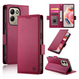 Side Buckle Magnetic Frosted Leather Phone Case, For Xiaomi Poco C95 Pro, For Xiaomi 17 Max 5G, For Xiaomi 17T Pro 5G, For Xiaomi 17T 5G, For Xiaomi Poco X8 Pro 5G / Redmi Turbo 5 5G, For Xiaomi 17 Ultra