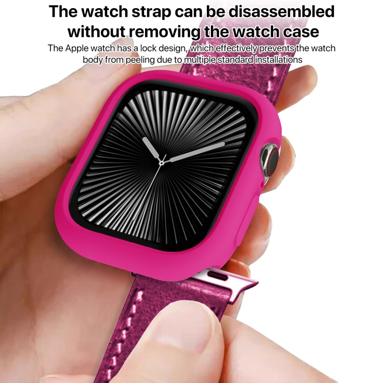 Candy TPU Half Coverage Watch Case, For Apple Watch Series 11 / 10 46mm, For Apple Watch Series 11 / 10 42mm